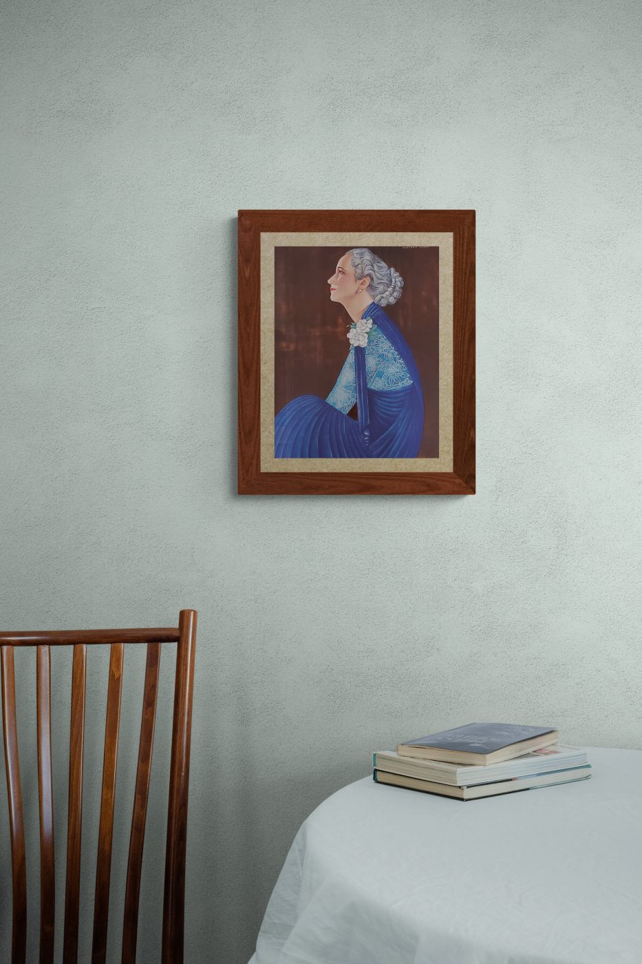 Jean Dunand LAQUERED PORTRAIT ART DECO