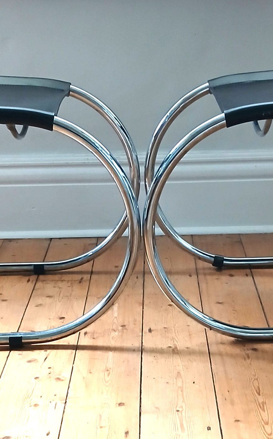 MIES VAN DER ROHE MR10 CHAIRS